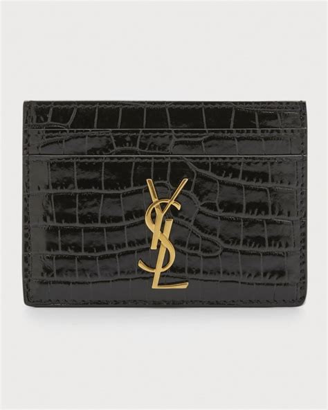 ysl glitter card case|ysl card case.